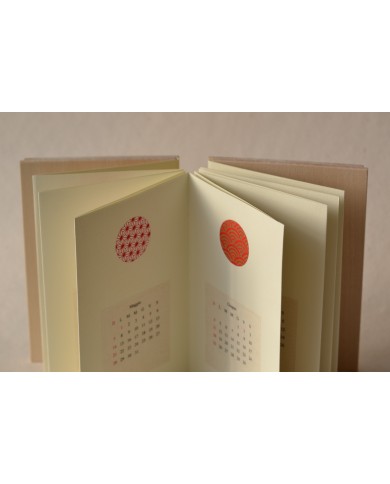 calendar washi red verticale