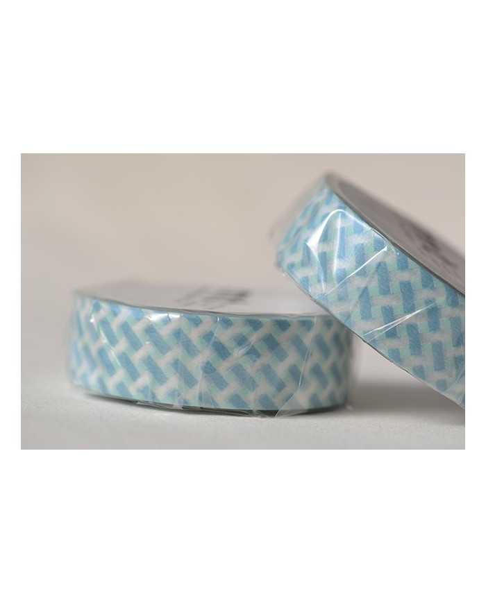 Washitape 149 hot check blue