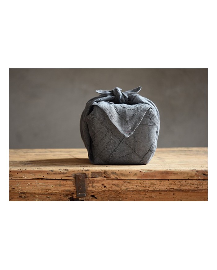 Furoshiki lino grigio
