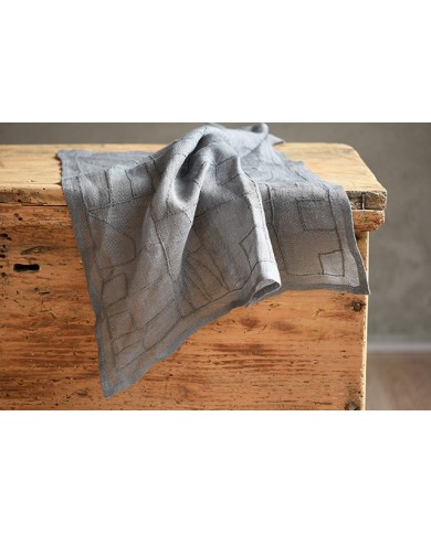 Furoshiki lino grigio