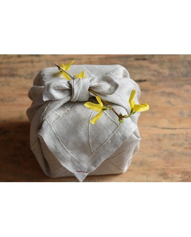 Furoshiki lino naturale