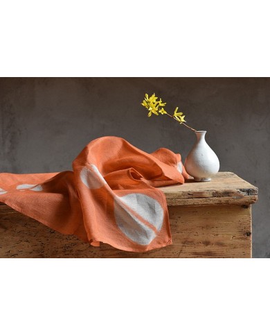 Furoshiki itajime arancione