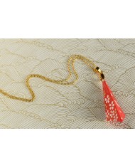 Collana origami a forma di scaccia spiriti