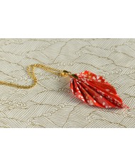 Orecchini origami a forma di scaccia spiriti