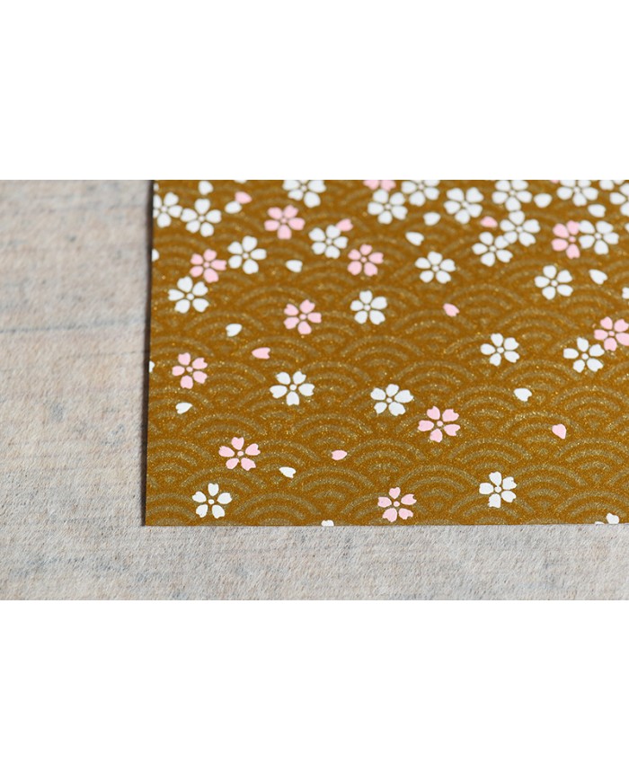 Chiyogami 183 Sakura-Seigaiha
